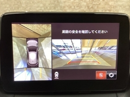狭い場所での駐車やすれ違いなどでより的確な運転操作に役立つ360°ビューモニターが装備されています。