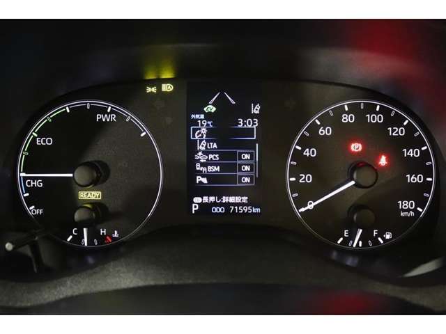 マルチインフォメーションディスプレイ付きのメーターです！エコ運転へ導く多彩な情報を表示してくれます。