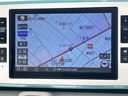 【純正ナビ】専用設計で車内の雰囲気にマッチ！ナビ利用時のマップ表示は見やすく、テレビやDVDは臨場感がアップ！いつものドライブがグッと楽しくなります！