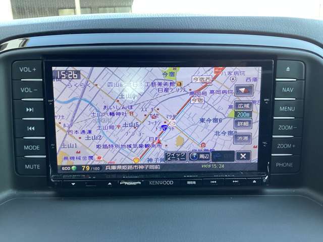 便利な応答速度の速いメモリータイプのナビ付き♪地上デジタルTVチューナー付き！