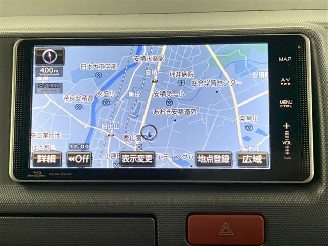 HDDナビを装備。お出かけラクラク