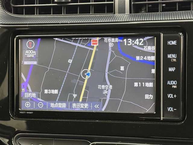 ナビゲーション付きです。