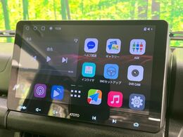 【ディスプレイオーディオ】視認性が高いディスプレイオーディオを装備♪操作性も良好で直感的なソース選択が可能です。