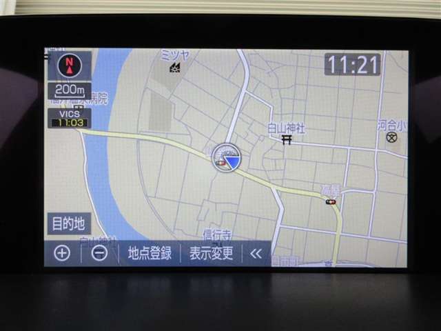 ナビ付きだから、遠方へのお出かけも安心＆快適♪