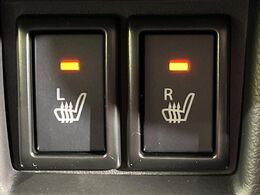 【シートヒーター】寒い日に重宝するシートヒーター！エアコンより早く温まってくれるので寒がりの人も安心ですね♪エアコンの温風は乾燥するから苦手、という方にもをおすすめです。