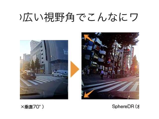 単なる記録装置としてではなく、ドライブを一層楽しくします。さらにモニターレスのスマートな形状で、運転視界が気にならない。