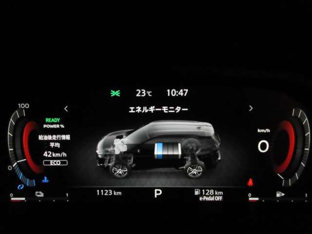 アドバンスドドライブアシストディスプレイ　12.3インチ大型カラーディスプレイ車両状態も表示します。