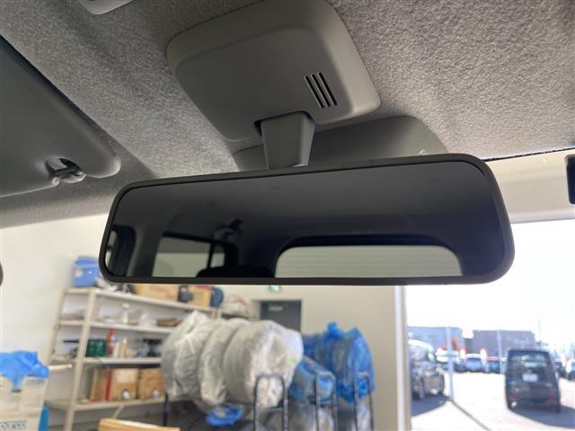 【バックミラー】大きくて見やすいので、後方を見るときも安心です！