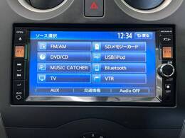 【ナビゲーション】目的地までしっかり案内してくれる使いやすいナビ。Bluetooth接続すればお持ちのスマホやMP3プレイヤーの音楽を再生可能！毎日の運転がさらに楽しくなります！！