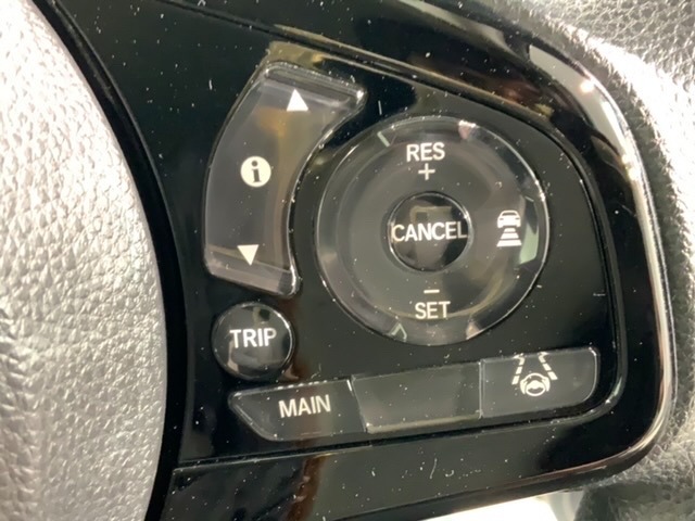 クルーズコントロールを装備しています。高速道路などで一定の速度で走ってくれるので運転が楽ですよ！速度を設定できますので、スピードの出しすぎにも注意できます。