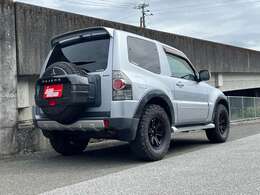 背負いタイヤも外径合わせたアルミホイールに交換してます。