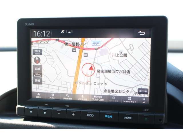 純正大画面ナビをオプション装備☆BluetoothオーディオやCD,DVDの再生も可能です。