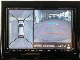 【パノラミックビューモニター】を装備しております。全周囲カメラで危険察知。狭い駐車場でも安心して駐車できますね。