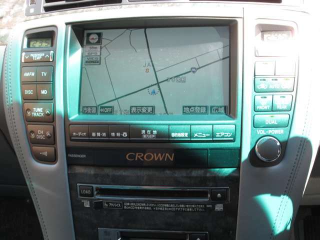 DVDボイスナビゲーション付EMV装着車、音声ガイダンス機能付カラーバックガイドモニター