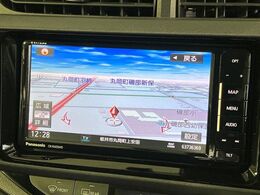 【ナビゲーション】目的地までしっかり案内してくれる使いやすいナビ。Bluetooth接続すればお持ちのスマホやMP3プレイヤーの音楽を再生可能！毎日の運転がさらに楽しくなります！！