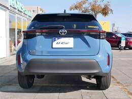 真後ろから見た状態です。