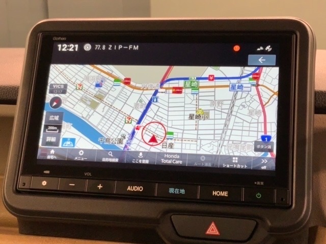 ギャザズナビ搭載です。知らない道も安心ですね！