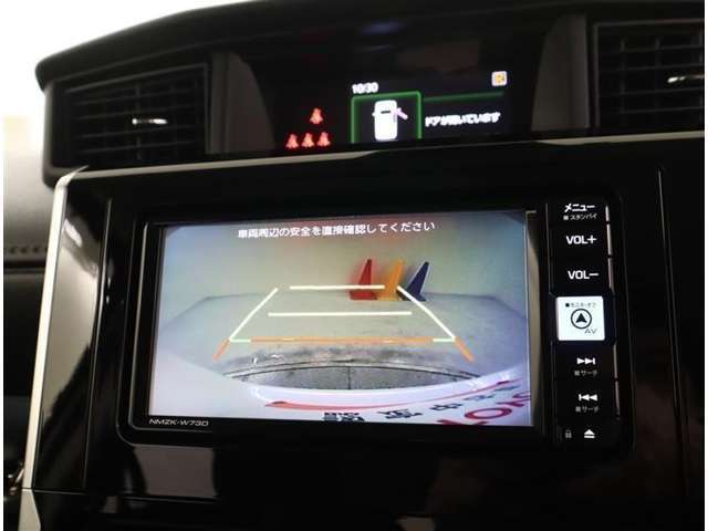 バックモニター付きで安心です