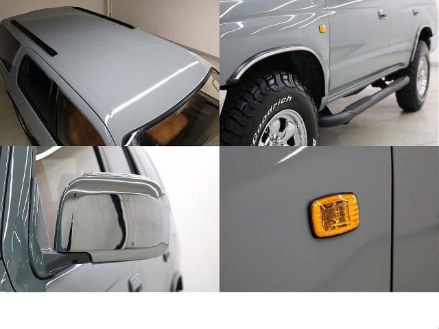 ルーフレール☆4Runner仕様☆新品チューブサイドステップ☆新品メッキドアミラーカバー☆新品クリスタルサイドマーカー☆