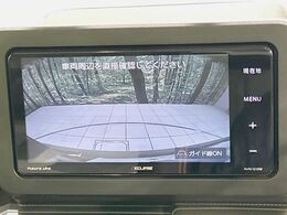 【バックカメラ】駐車時に後方がリアルタイム映像で確認できます。大型商業施設や立体駐車場での駐車時や、夜間のバック時に大活躍！運転スキルに関わらず、今や必須となった装備のひとつです！
