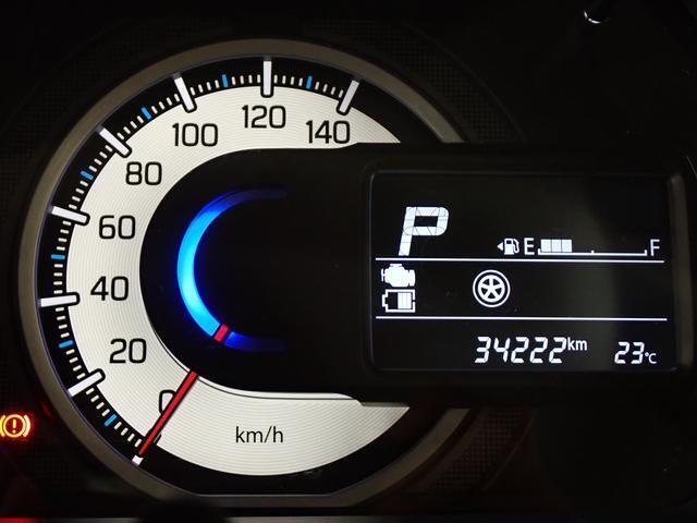 スピードメーター内の照明色で　エコ運転の確認ができます。ゲーム感覚でエコ運転を楽しめます。