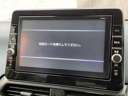 純正の大画面ナビゲーション搭載。操作性に優れ直感・感覚的に使用していただけます。説明書も揃っておりますので、ご安心ください。