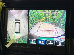 【全方位モニター用カメラ】専用のカメラにより、上から見下ろしたような視点で360度クルマの周囲を確認することができます☆死角部分も確認しやすく、狭い場所での切り返しや駐車もスムーズに行えます。