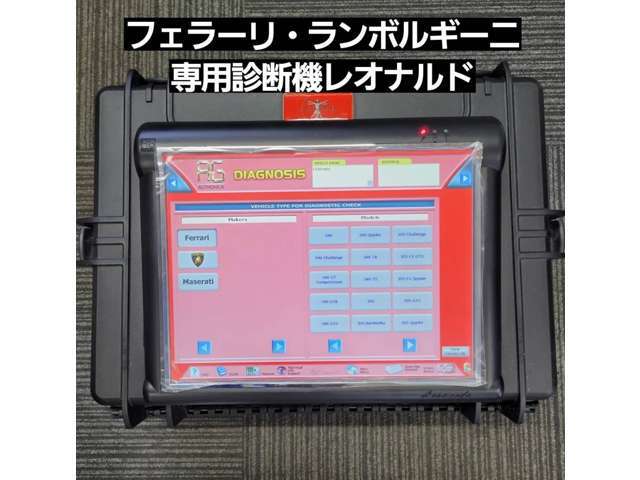 日本に数台レオナルド診断機で納車前も納車後も安心です！