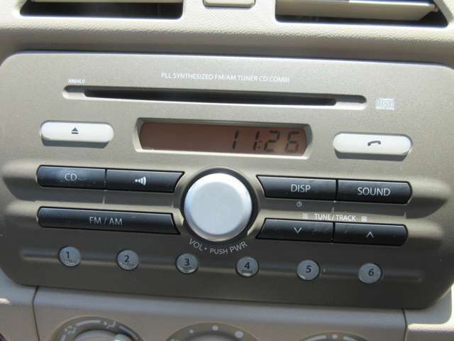 CDオーディオ付きでドライブも楽しい♪