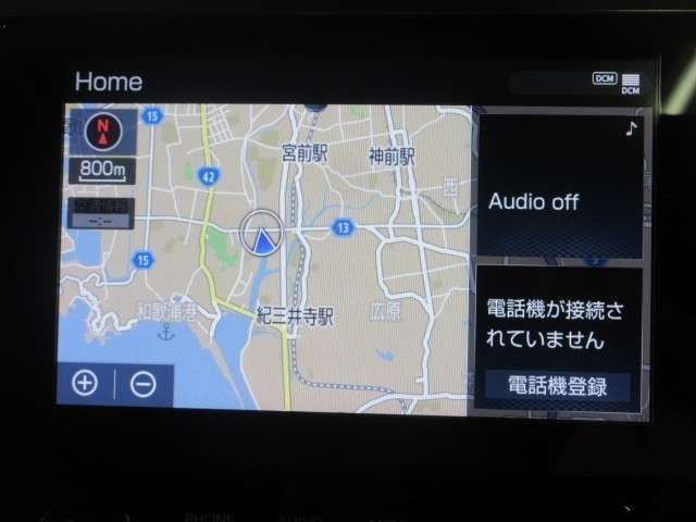 純正ナビを装備。タッチパネル式で使いやすく、お出かけもラクラクです。（T-Connectナビ機能無料申込期間　2027年5月31日迄です。）