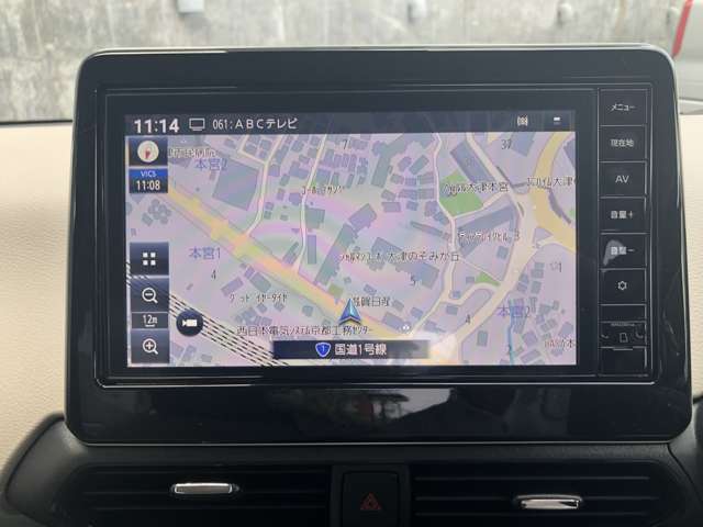 純正9インチナビMM223D-L。純正＆大画面がうれしい