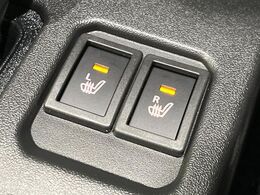 【シートヒーター】寒い日に重宝するシートヒーター！エアコンより早く温まってくれるので寒がりの人も安心ですね♪エアコンの温風は乾燥するから苦手、という方にもをおすすめです。