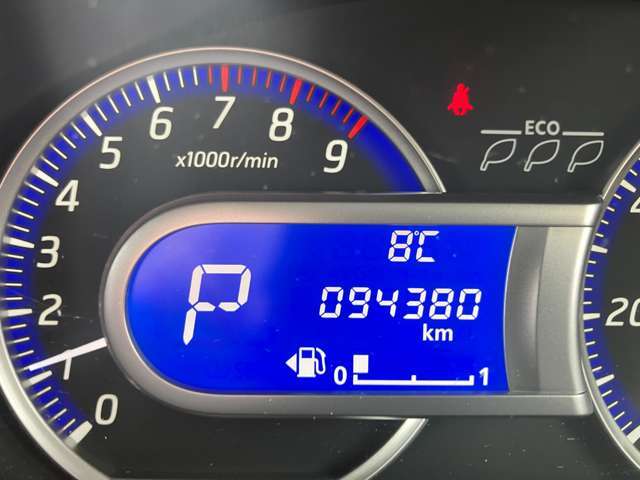 走行94，380キロ　インフォメーションディスプレイ
