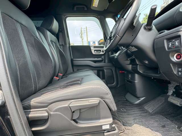 座り心地が良いシートなので長時間の運転でも快適にお過ごしいただけます。