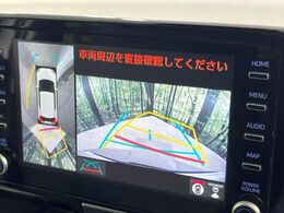 【パノラミックビューモニター】専用のカメラにより、上から見下ろしたような視点で360度クルマの周囲を確認することができます☆死角部分も確認しやすく、狭い場所での切り返しや駐車もスムーズに行えます。
