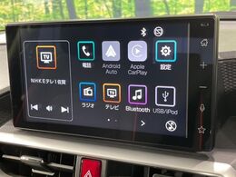 【純正9型ディスプレイオーディオ】大画面ディスプレイへお持ちのスマートフォンと連携して、ナビやbluetoothでの音楽再生が可能です♪デザインはもちろん操作性も良好！別途ナビ機能の取付可能です！