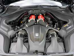 3.9L V8ツインターボエンジン。620PSを発揮します