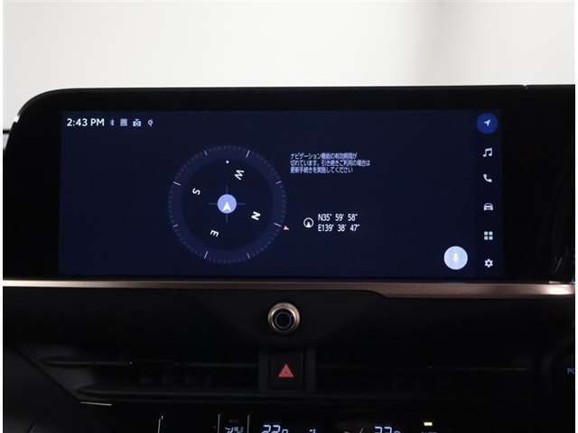 ナビ装備です。遠方へのドライブや初めての道でも、カーナビさえあれば安心して目的地まで案内してくれますね！