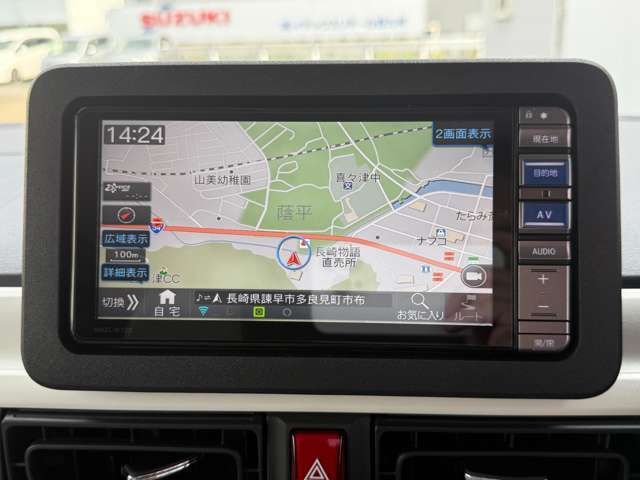 【カーナビ】　今や必需品のカーナビも装備されています！
