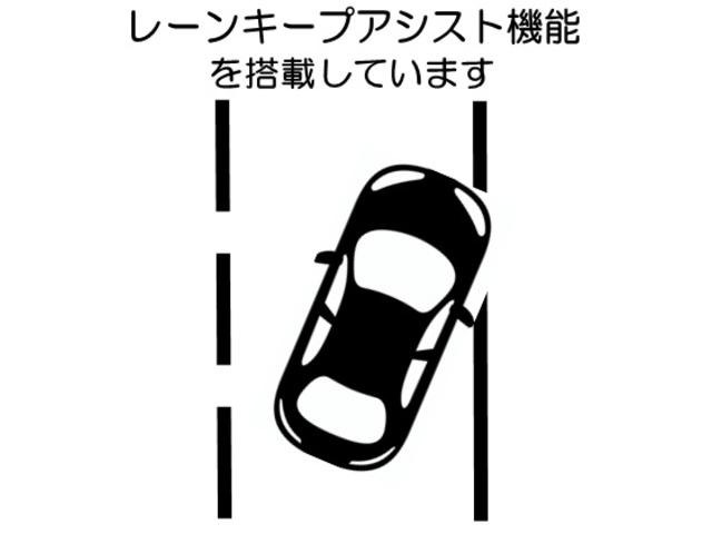 【レーンキープアシスト】はみ出さないをサポート！車両が車線から逸脱した場合に、ブザーやディスプレイへの表示などで運転手へお知らせします♪