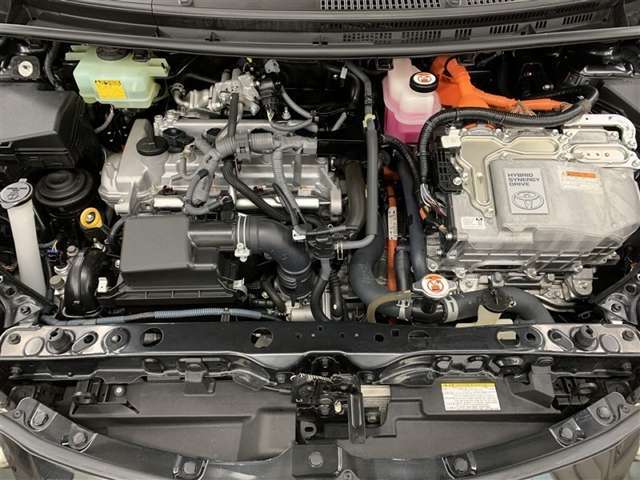 エンジンルームもピカピカ洗浄済み。