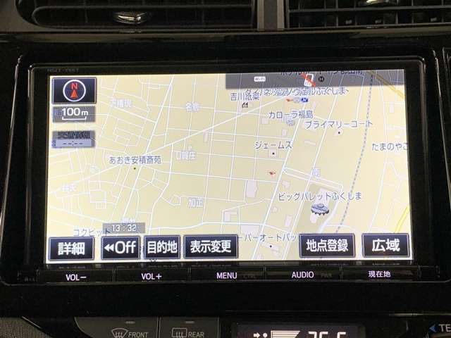 純正ナビを装備。タッチパネル式で使いやすく、お出かけもラクラクです。NSZT-Y66T