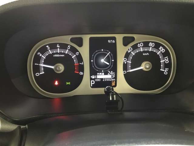 見やすいシンプルなデザインとなっているメーターです！