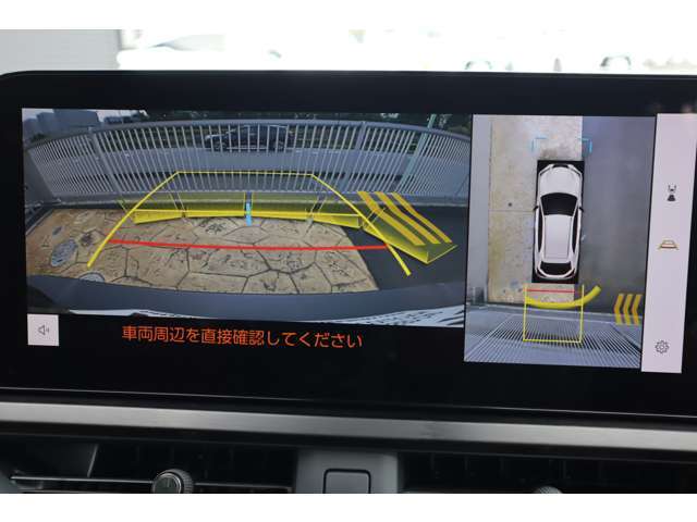 純正オプション、パノラミックビューモニター、新車時のみ注文できるオプションです。