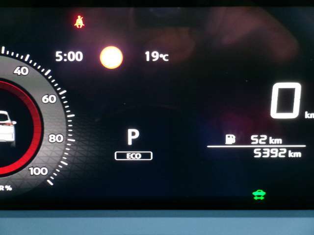 現在の走行距離です☆ディスプレイ付きなので様々な情報を見ることができます。