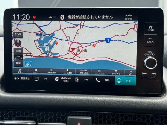 Honda純正指定の「Gathers」メモリーナビ搭載！