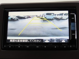 ガイドライン付バックカメラで、バックの安心感がとても増しますね！