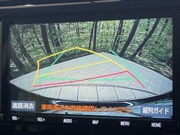 【バックカメラ】駐車時に後方がリアルタイム映像で確認できます。大型商業施設や立体駐車場での駐車時や、夜間のバック時に大活躍！運転スキルに関わらず、今や必須となった装備のひとつです！