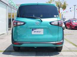 真後ろから見た状態です。