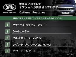 こちらの車輌には表記のメーカーオプションが装備・装着されております。